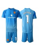 Manchester United Altay Bayindir #1 Brankářské Domácí dres pro děti 2025-26 Krátký Rukáv (+ trenýrky)